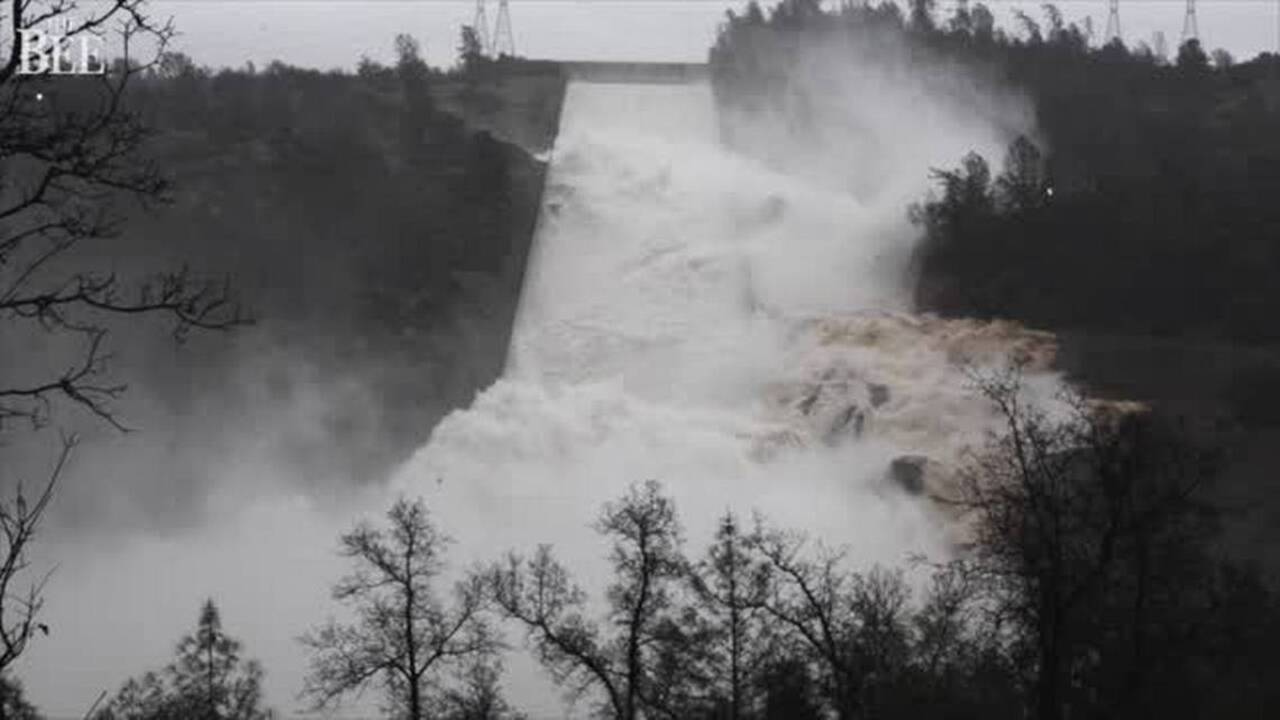 After frantic night, officials say Lake Oroville may not top emergency spillway